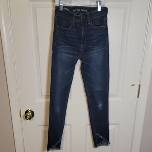 American Eagle Outfitters 2 Navy Skinny Jeans